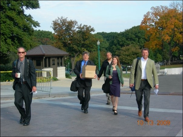 Lobbying in Washington, DC, October 2009