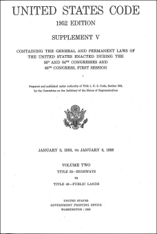 United States Code - 1958
