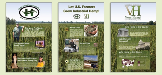 Vote Hemp/HIA Poster Set